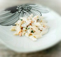 Scopri di più sull'articolo Pasta con gamberetti funghi e ricotta